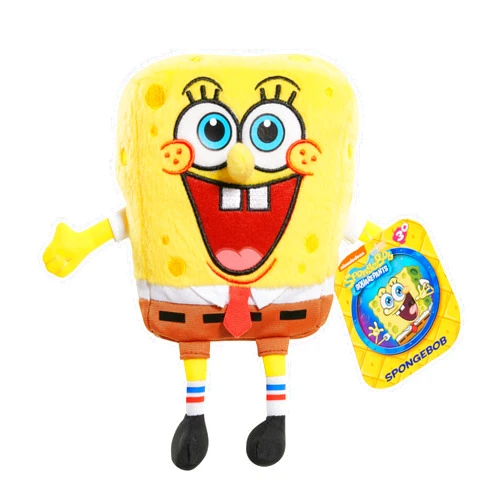 SpongeBob SquarePants 7-inch Small Bean Plush, Fun Collectible Size, Stuffed Animal