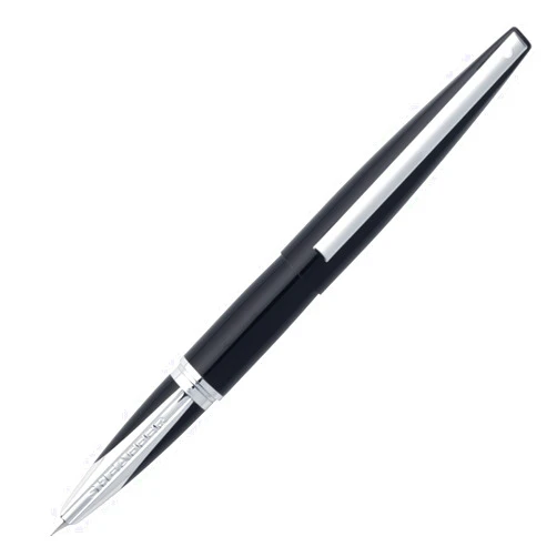 Sheaffer Taranis Medium Nib Fountain Pen, Stormy Night, Chrome Trim (E0944053-PB2)