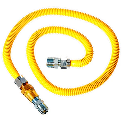 BrassCraft PSC1107 K5 Safety PLUS Gas Installation Kit for Range, Furnace & Boiler,Yellow