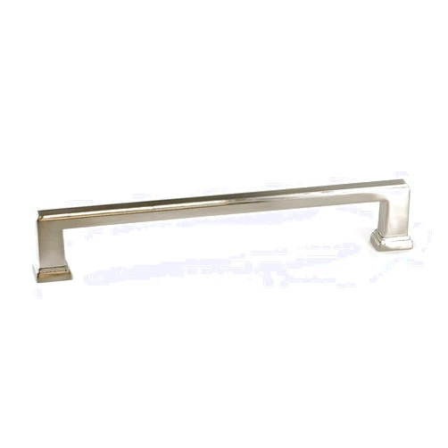 Richelieu Hardware BP795192195 Mirabel Collection 7 9/16-inch (192 mm) Center-to-Center Brushed Nickel Transitional Cabinet and Drawer Pull Handle for Kitchen, Bathroom, and Furniture