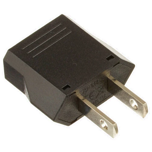 Ckitze US-2PC European to American Outlet Plug Adapter (2PCS)