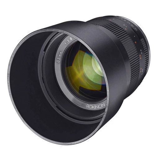 Rokinon 85mm F1.8 Manual Focus Lens for Micro Four Thirds (MFT) Mount Cameras