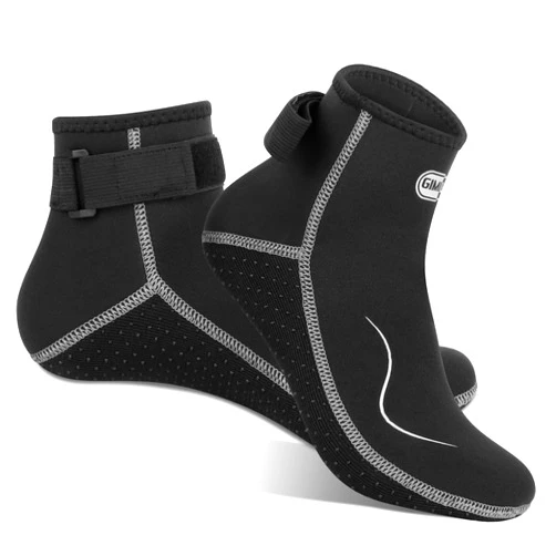 Gimilife Neoprene Socks, 3MM Water Socks for Women Men, Waterproof Diving Wetsuit Socks