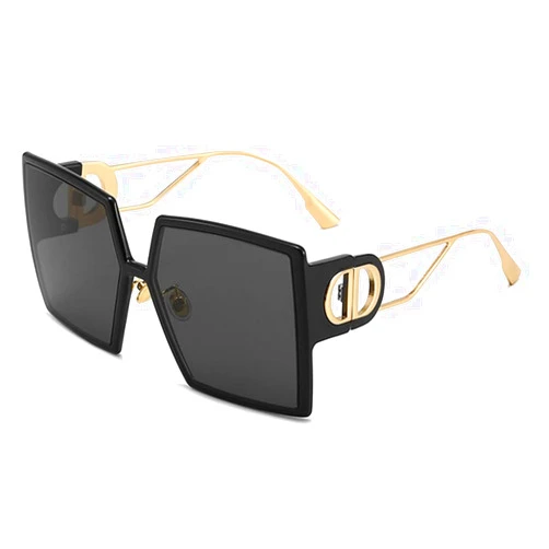 JUEMISSA Big Square Sunglasses Premium Sunglasses UV Blocking Sunglasses Wide Sunglasses Women's Sunglasses
