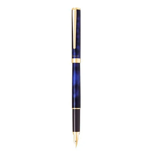 PILOT Marble Fountain Pen, Black&Blue (FCAN-5SR-BL-F)