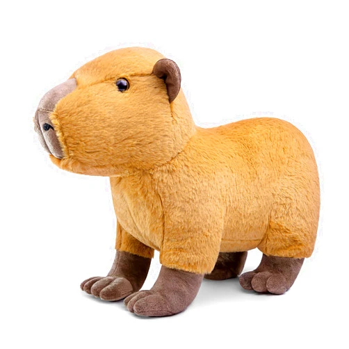 Frankiezhou Home Large Capybara Plush, Realistic 16” Capybara Stuffed Animal, Lifelike Rodent Capybara Weigted Toys, Simulation Soft Crawling Capybara Stuffed Toys, Unique Plushie Toys Model Dolls for Kids