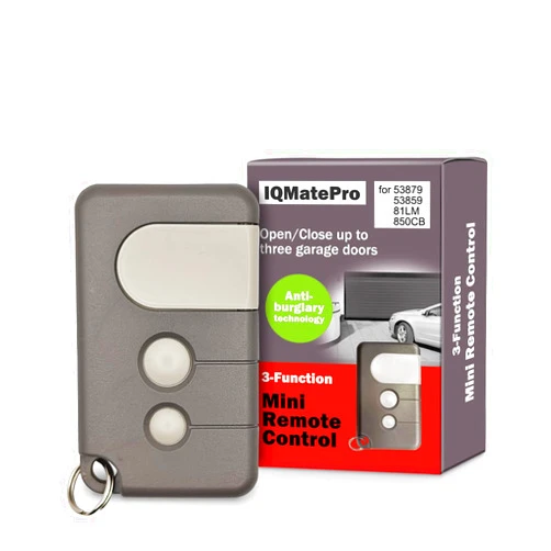 IQMatePro for Sears Craftsman Garage Door Opener Remote 139.53859 139.53879 K1026 HBW1136 1A5247 LiftMaster 81LM 82LM 83LM Chamberlain 850CB 853CB 856CB with Green Learn Button (Mini Version)