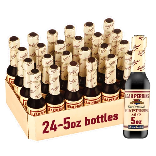 Lea & Perrins The Original Worcestershire Sauce (24 ct Pack, 5 fl oz Bottles)