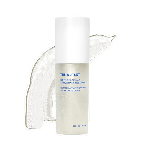 The Outset Gentle Micellar Antioxidant Cleanser - Gel Face Wash + Makeup Remover - Hydrating and Brightening - Fragrance Free for Sensitive Skin - Clean, Vegan, Gluten Free, All Skin Types - 5 fl oz