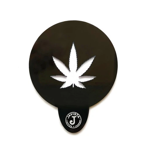Javista Leaf Stencil (Heavy Duty Black Acrylic)