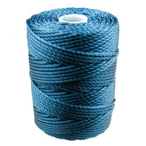C-Lon Tex 400 Heavy Weight Bead Cord, Peacock - 1.0mm, 39 Yard Spool
