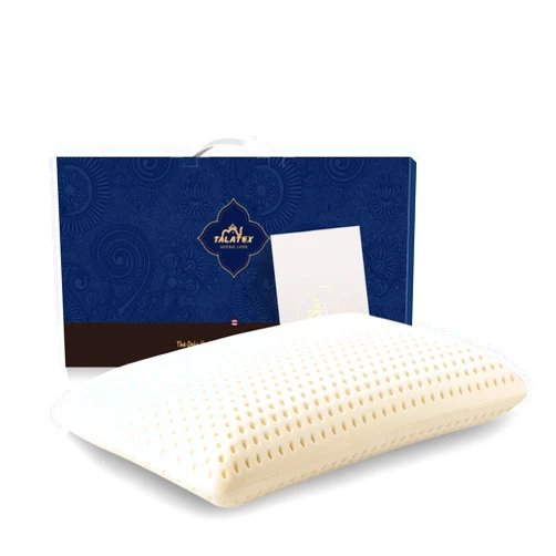 TalatexHome Talatex Talalay 100% Natural Premium Latex Pillow, Helps Relieve Pressure, No Memory Foam Chemicals, Perfect Package Best Gift with Removable Tencel Cover