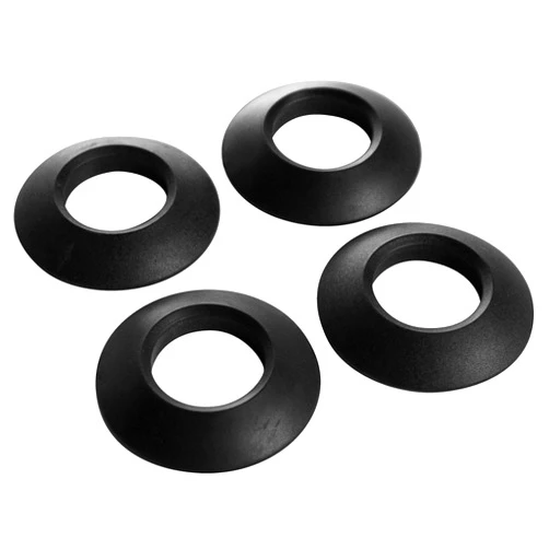 Pelican Set of 4 Universal Kayak Paddle Drip Rings - Perfect for Kayak and Canoe Paddles - Set of 4 - Black