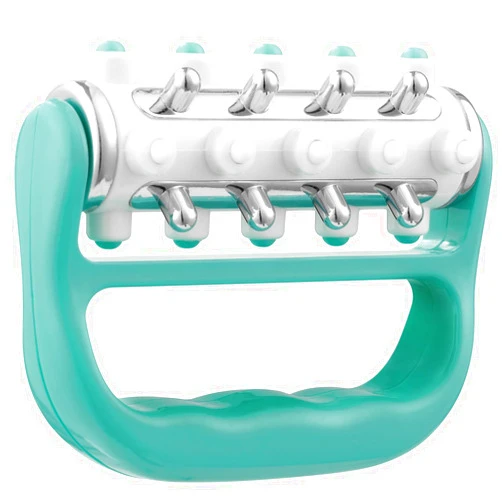 COZLOW MyoRelease Lymphatic Drainage Massager (Green), Ultimate Fascia Release & Scar Tissue Massage Tool, Personal Handheld Massage Roller for Shoulder, Neck, Thigh, Leg & Back