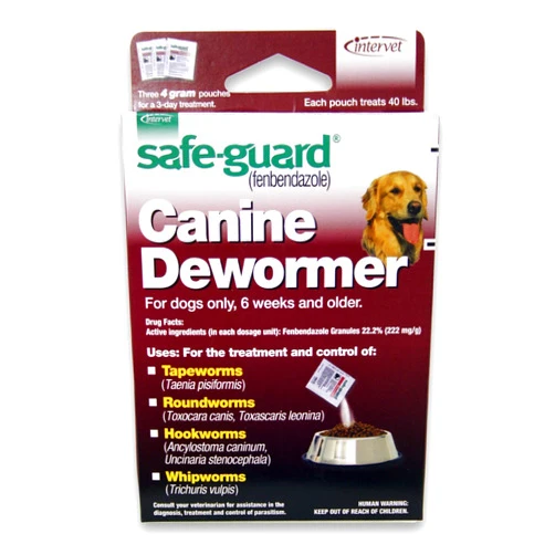 FIAHNG Guard Canine Dewormer for Large Dogs, 4-Gram (Pack of 2)