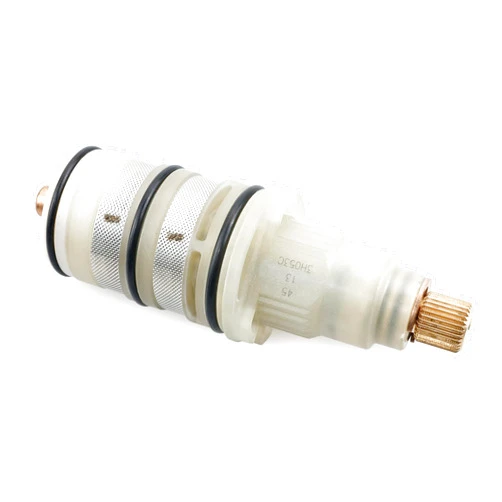 KITONLA Thermostatic Shower Cartridge, Compatible with Kohler 9.13554, Moen 147208, Danze Da507874, Rohl 9.13554 Perrin and Rowe Thermostatic Valve Replacement Part, Brass Adapter