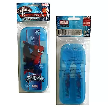 Zak Designs Zak Design Spider-Man SPIW-N380 Flatware Go Pak with Case