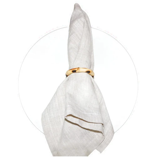 JUSTEMI Napkin Rings Set of 12, Bamboo Napkin Rings, Handmade Boho Napkin Holders Ring for Cloth Napkins Table Decoration(Round Shape)
