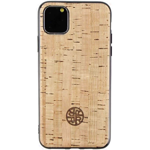 Reveal Case Compatible with iPhone 13 - Cork Wood Natural Vegan Leather Eco-Friendly Design Shop (Natural Beige, 13)