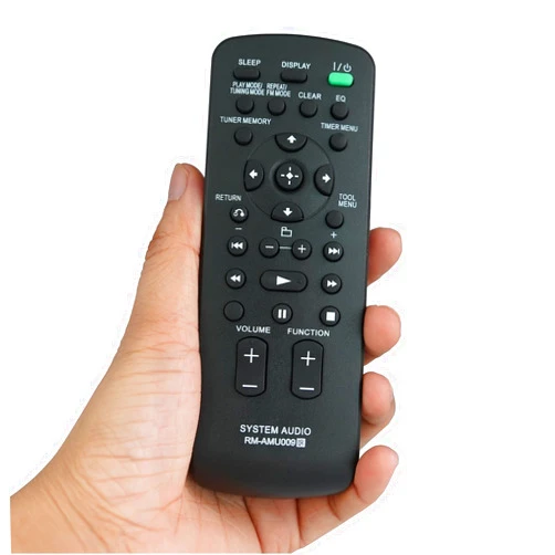 Kassionel RM-AMU009 Replaced Remote for Sony Mini Hi-Fi Component System MHC-EC609iP MHC-EC78Pi MHC-EC68Pi MHC-EC98Pi CMT-CX4iP CMT-MX500i MHC-EC709iP MHC-EC909iP MHC-EC79i CMT-LX20i MHC-EC69i
