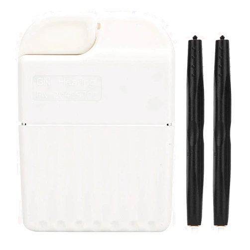 HURRISE Sound Amplifier, Hearing Protective Wax Guard Earwax Filters For Cleaning Kits Accessory White