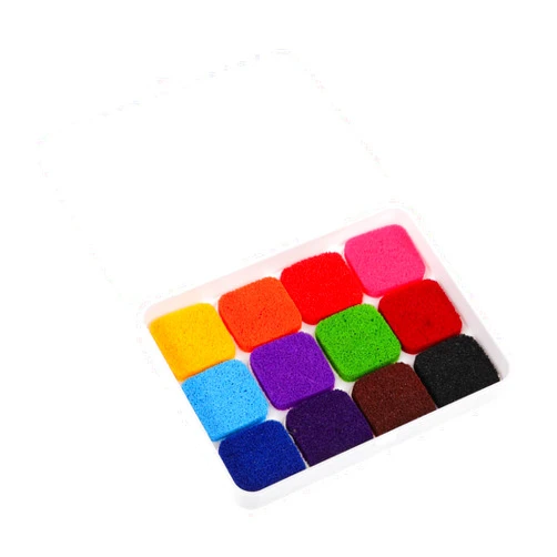 COHEALI 1 Set Ink Pad Set DIY Crafts Ink Pad Stamps for Crafts Sponge Ink Pads Ink Pads for Washable Finger Ink Pad Graffiti Ink Pads Multi-Function Ink Pad DIY Ink Pad Stamp Pad Pigment COHEALI