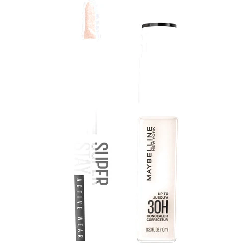 Maybelline Super Stay Liquid Concealer Makeup, Full Coverage Concealer, Up to 30 Hour Wear, Transfer Resistant, Natural Matte Finish, Oil-free, Available in 16 Shades, 01, 1 Count