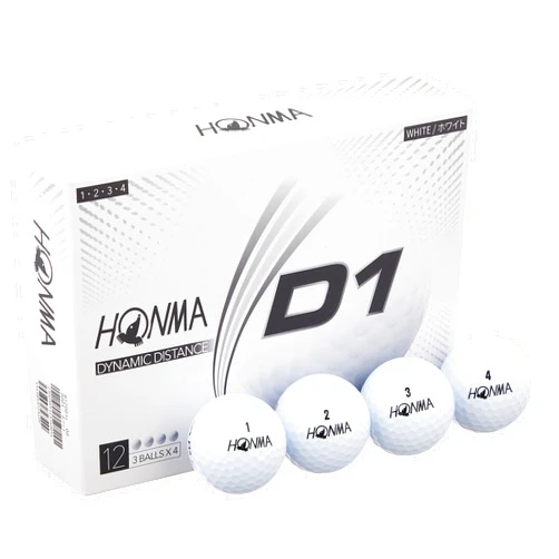 Honma D1 Golf Balls 1-Dozen White