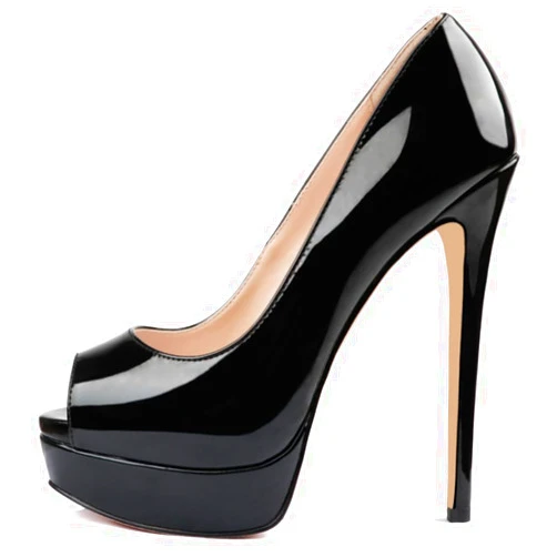 MERUMOTE Women's Platform Stiletto Heels Shoes Peep Toe Pumps 6 inch Heels for Dress Wedding Party