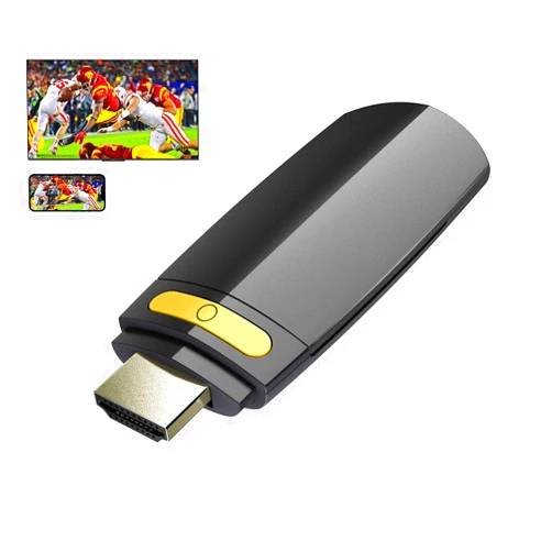 Dibdib Wireless HDMI Display Dongle Adapter,4K HD Video Sync Screen HDMI Adapter Converter Connector Cable for All Phone/Pad to TV/Monitor/Projector,10 Meters Transmission