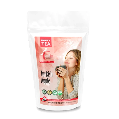 SpecialTea Company Turkish Apple Fruit Tea - Pyramid Sachets