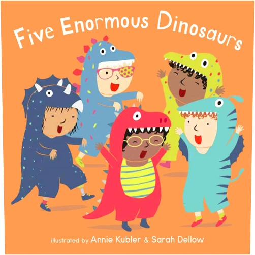 Annie Kubler,Sarah Dellow Five Enormous Dinosaurs (Baby Rhyme Time)