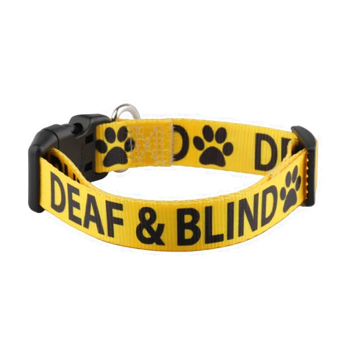 CENWA Deaf and Blind Dog Collar Deaf and Blind Dogs Adjustable Dog Collar (Deaf & Blind)