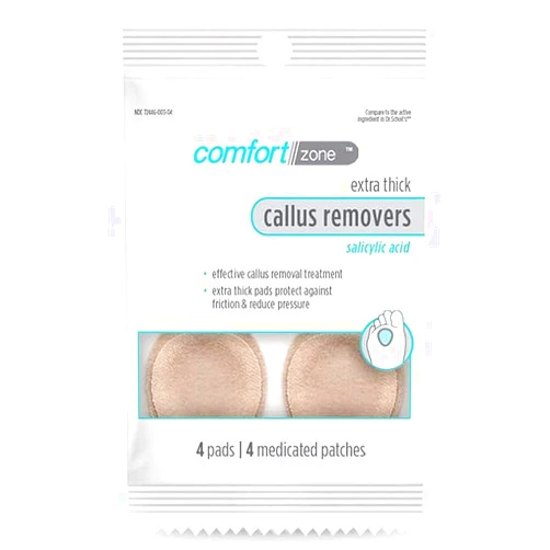 Comfort Zone Extra Thick Callus Remover 4 Piece Medicated Patches