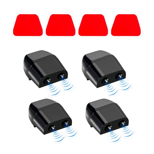 Ohleats 4PCS Deer Whistles for Car, Automotive Save a Deer Whistles to Avoid Collisions, Vehicle Deer Repellent Warning Devices Horn Sensor, Universal Animal Alert Car Accessories (Black)
