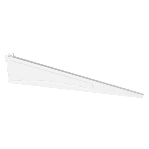 ClosetMaid 2854 ShelfTrack Locking Shelf Bracket for 16 in. Deep Wire Shelving, for Adjustable Closet Systems, 1-Pack, White