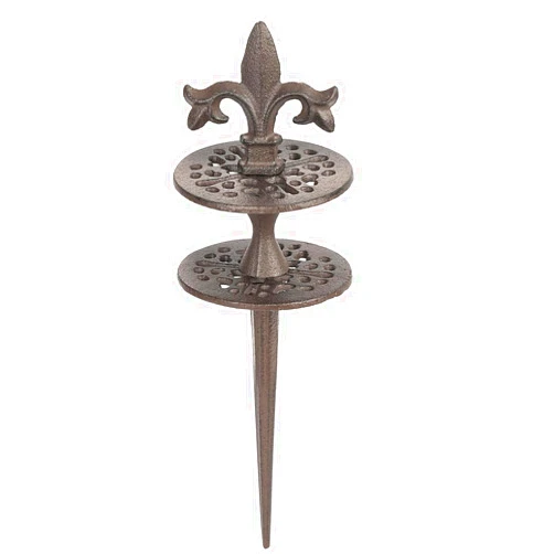 Sungmor Vintage Cast Iron Garden Hose Guide - Heavy Duty Hose Guide Stake for Lawns & Yard,Decoration Stake,Outdoor Water Pipe Decor