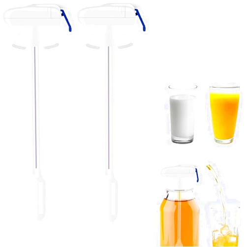 Generic Automatic Drink Dispenser, 2-Pack, Hands-Free, Beverage/Juice/Water/Milk, Electric, for Fridge, Parties, Electric Beverage Dispenser,Suitable for Outdoor and Home Kitchens, Normal, White