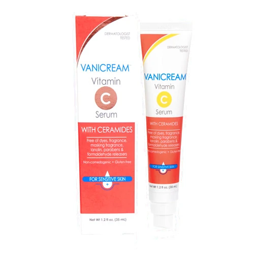 Vanicream Vitamin C Serum, 1.2 Fl Oz, Formulated without Common Irritants for Sensitive Skin, Milky and Lightweight Brightening Serum, Hydrates & Boosts Glow, Dermatologist-Tested