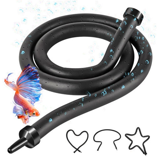 HouseUp Air Stones for Aquariums,Deformable Long air Stone 60cm (23.6inches) Supple Aquarium air Stones fit for widely Aquarium air Pump, Rich Styling Aquarium Bubble Decorations Wall