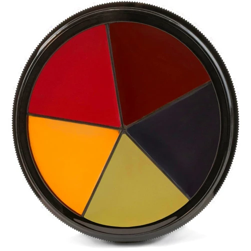 Mehron Makeup ProColoRing Bruise 5 Color Wheel for Special Effects & Movies | Bruise Makeup Kit | SFX Paint | Halloween Special Effects Makeup