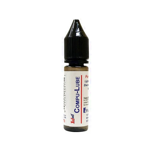 Tufoil Compu-Lube: 16.5 mL (.557 fl oz) Dropper Tip Bottle: Synthetic Oil to Safely Lubricate Electronics, Computers, 3D Printers, Laptop Hinges, Game Controllers, Keyboard Switches, & Computer Fans