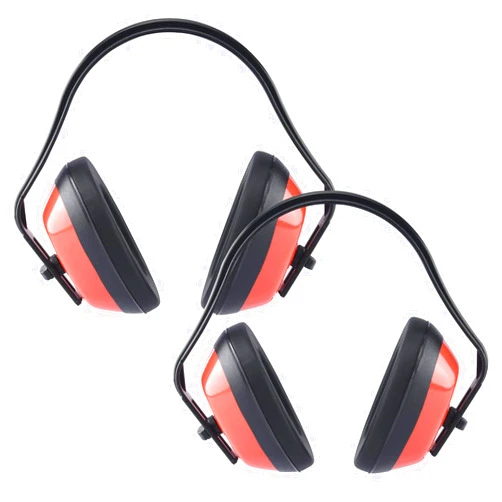Neiko 53925A Adjustable Safety Earmuffs for Noise Reduction, ANSI S3.19-1974 Approved Ear Protection, NRR 26 dB, Pack of 2