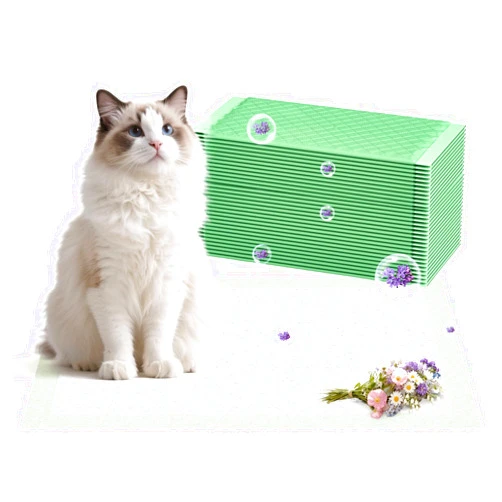 Gardner Pet Cat Pads Refill 30Counts, Extra Strength Odor Control Cat Pee Pads with Floral Fragrance for Breeze Litter System, 16.9
