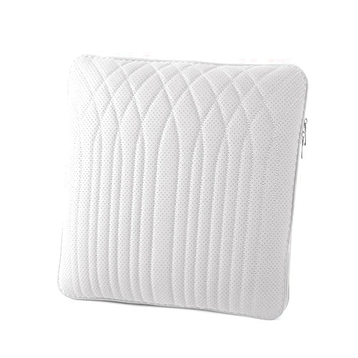 HIBEYO Car Lumbar Support Pillow Blanket 3 in 1 for Volvo XC90 XC60 XC40 S60 S90 V90 V60 Polestar 1 T5 T6 Car Seat Cover Accessories for Comfortable Drive-White