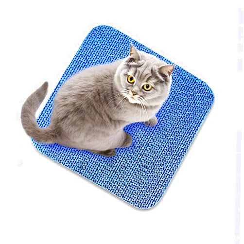 HeyooHeloo Blue Cat Scratching Pad: Targeted Design for Attractive, Safe, and Healthy Scratching (1 - Pack, Blue)
