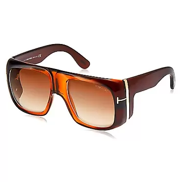 Tom Ford GINO FT 0733 BROWN/LIGHT BROWN SHADED 60/19/135 men Sunglasses