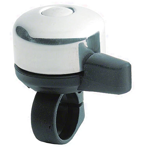Mirrycle Incredibell Clever Lever Bicycle Bell (Silver)