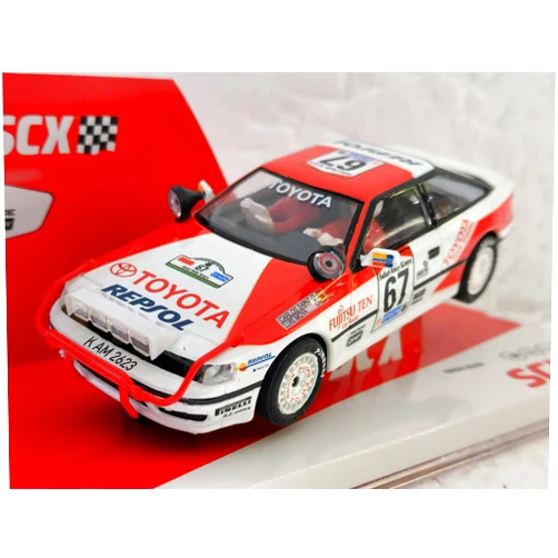SCX U10396X300 Toyota Celica Safari, #2 with Lights 1:32 Slot Car