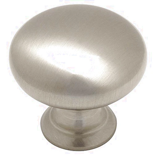 Cosmas 10 Pack 4950SN Satin Nickel Cabinet Hardware Round Mushroom Knob - 1-1/4